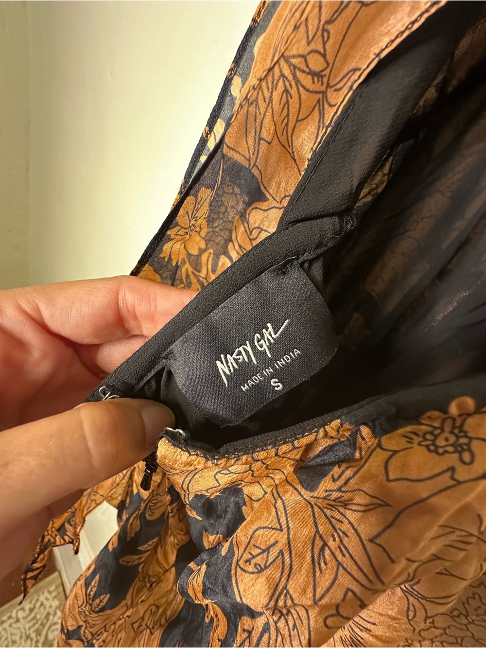 Nasty Gal Silk Floral Halter Jumpsuit - Picture 10 of 11
